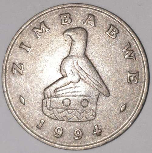 1994 - 20 CENT COIN - ZIMBABWE - (Copper-Nickel)